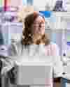 Dr Ottersbach in a lab
